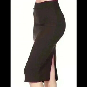 Made in  Canada plum collection office maxi skirt size 10